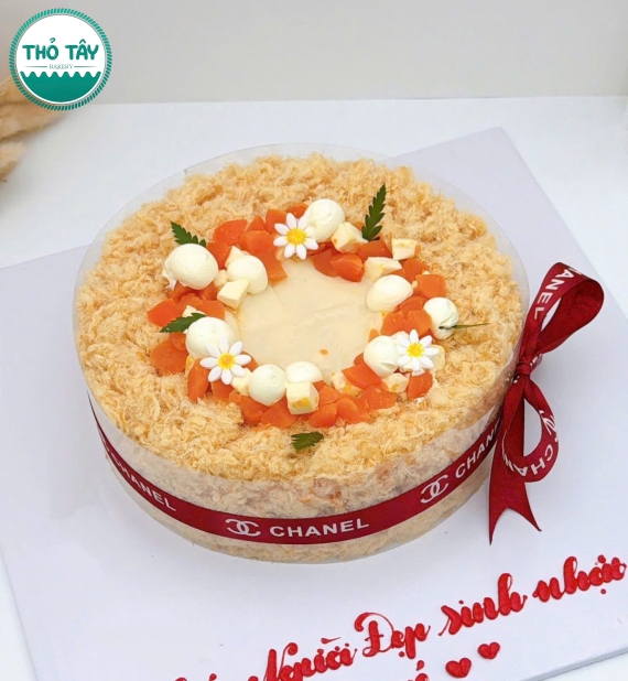 Bánh bông lan trứng muối tặng vợ yêu 8 tháng 3