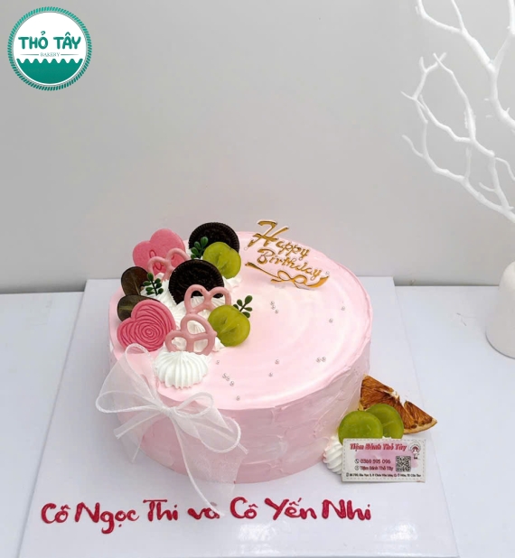 Bánh Kem trái cây tặng cô giáo 