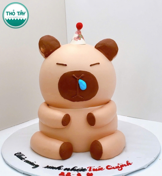 Bánh Kem capybara dành cho bé gái