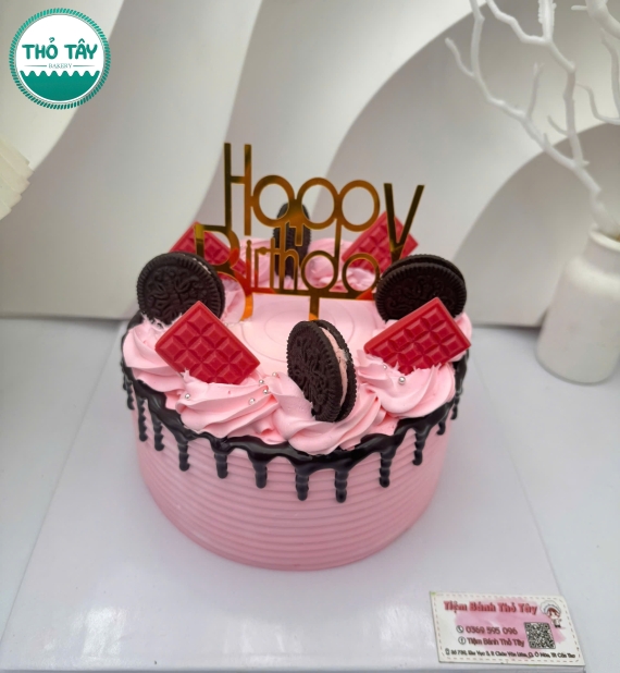 Bánh Kem tone hồng dành cho nữ mẫu đẹp 