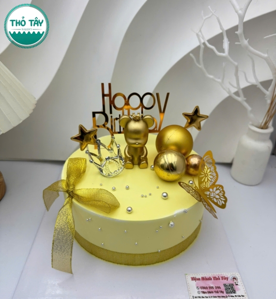 Bánh Kem tone vàng dành cho nữ mẫu đẹp 2026