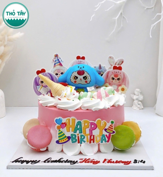 Bánh kem cho bé gái 9 tuổi