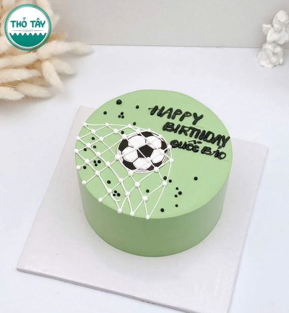 Bánh kem style Hàn Quốc vẻ hình bóng đá