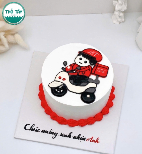 Bánh kem style Hàn Quốc vẻ hình chibi làm ship