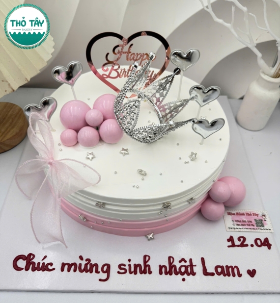 Mẫu bánh kem dành tặng nữ hot tại Cần Thơ