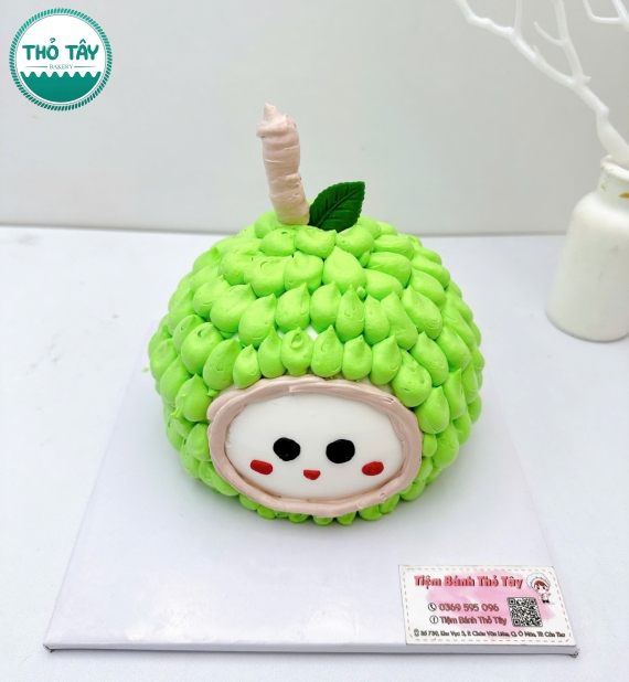 Bánh kem style Hàn Quốc tạo quả na 