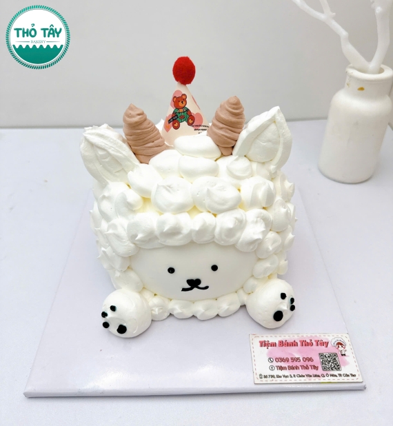 Bánh kem style Hàn Quốc tặng cho bé gái xinh hot