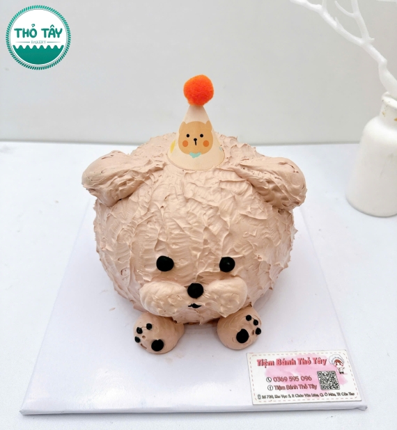 Bánh kem style Hàn Quốc tạo hình gấu siêu đáng yêu 