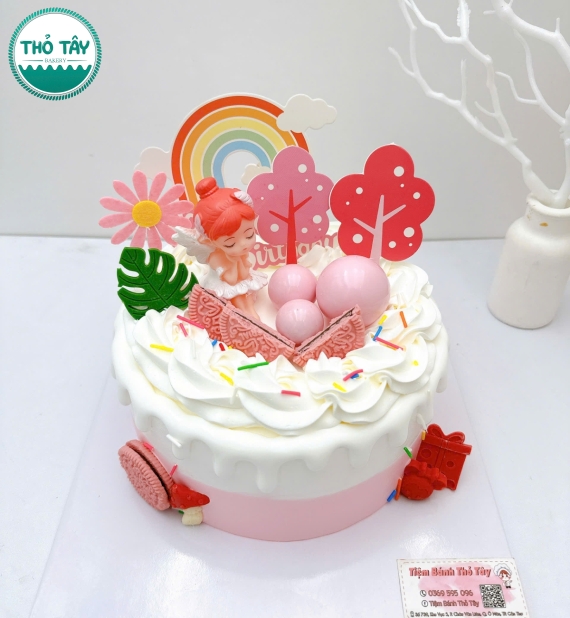 Bánh Kem công chúa mẫu đẹp cho bé 5 tuổi