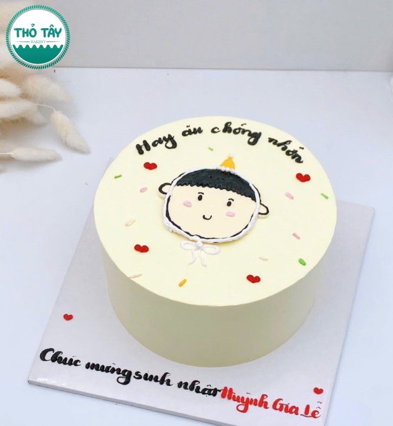 Bánh kem hàn quốc dành cho bạn nam