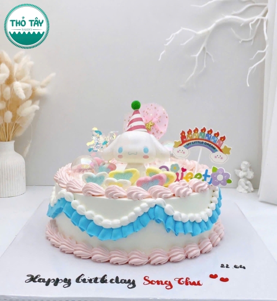 Bánh kem hàn quốc dành tặng bé gái 