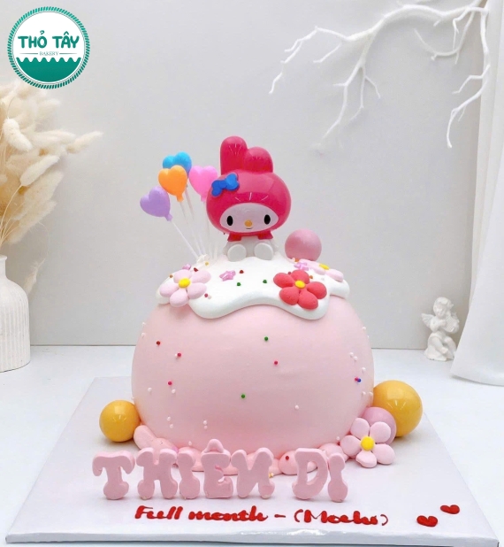 Bánh Kem dễ thương dành cho bé gái lên 7 tuổi 