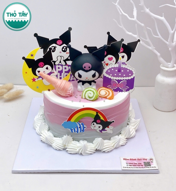 Bánh Kem dễ thương Kô rô  mi dành cho bé gái 