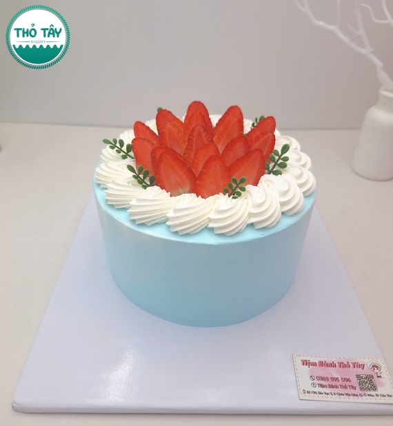 Bánh Kem trái cây kết hợp dâu tây hot 2026