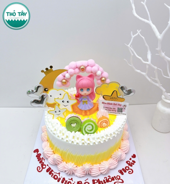 Bánh Kem Cho Bé Gái 1 Tuổi mẫu đẹp 2026
