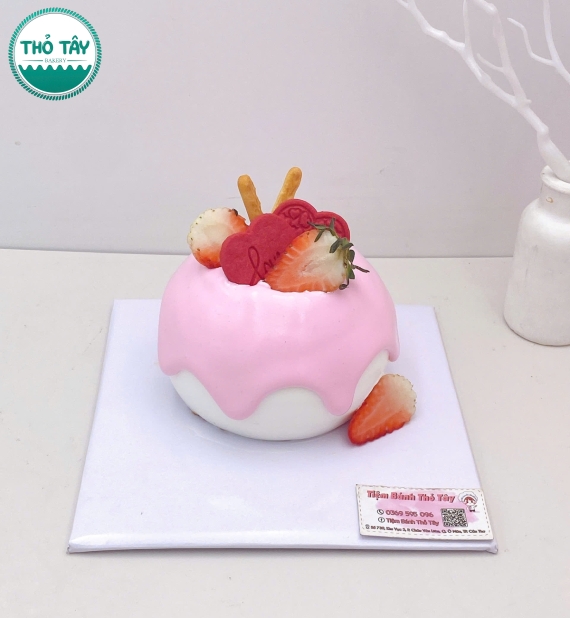 Bánh kem tạo ly trà sữa hot 