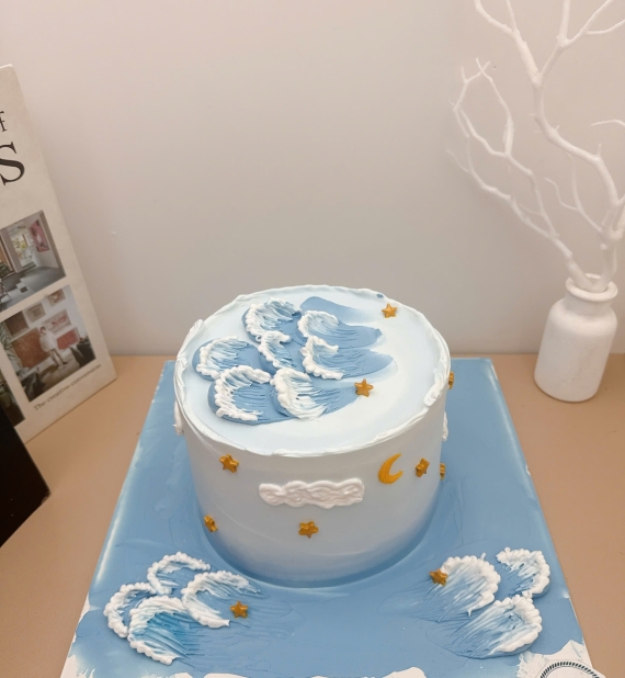 Bánh Kem dành cho team yêu thích biển 