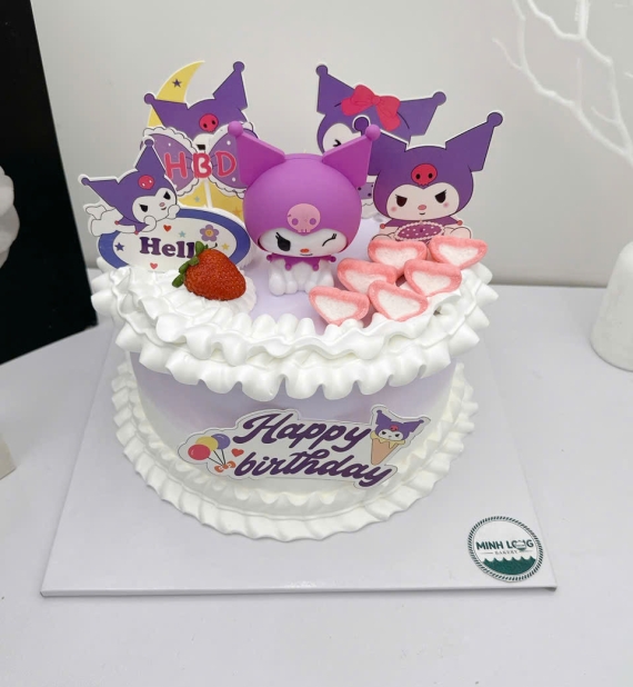 Bánh kem tặng cho bé gái lên 4 tuổi 