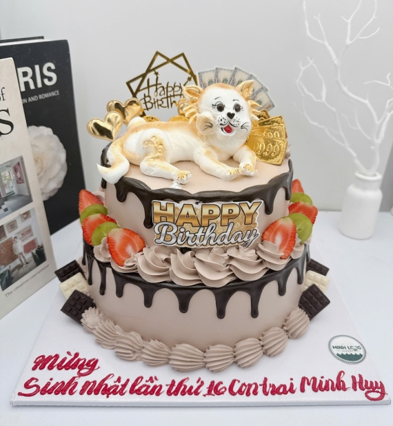 Bánh kem mẫu bánh 2 tầng đẹp 