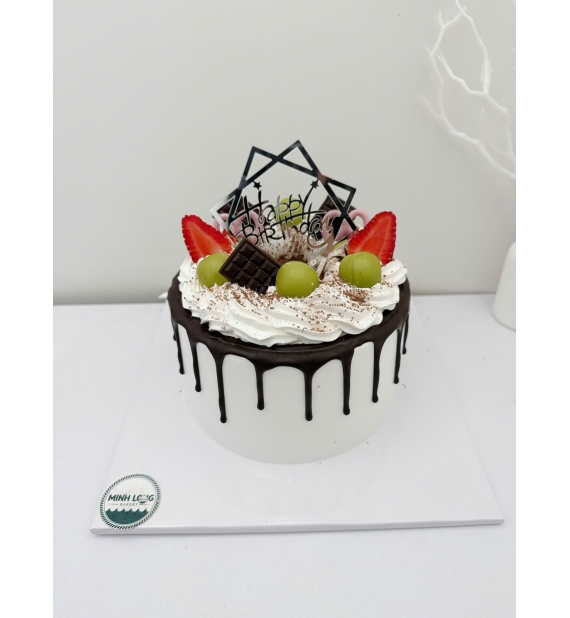 Bánh Kem trái cây mix socola mix theo yêu cầu