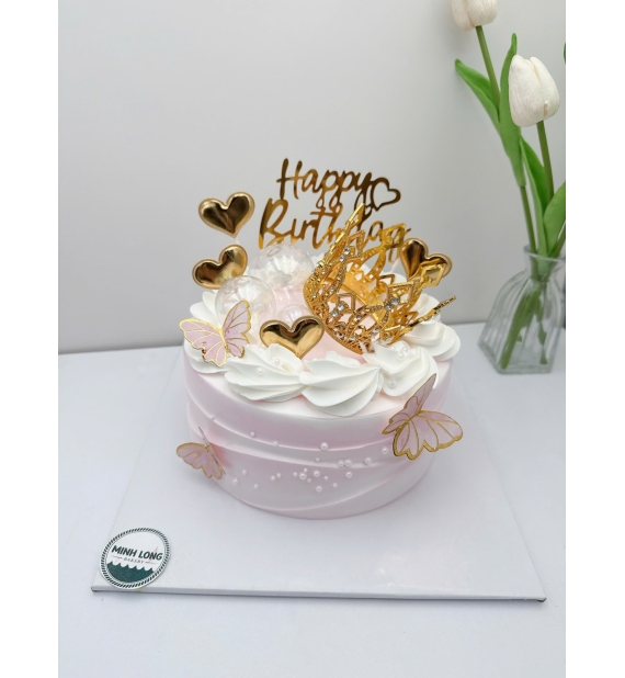 Bánh Kem dành tặng nữ kết hợp vương miện xinh 
