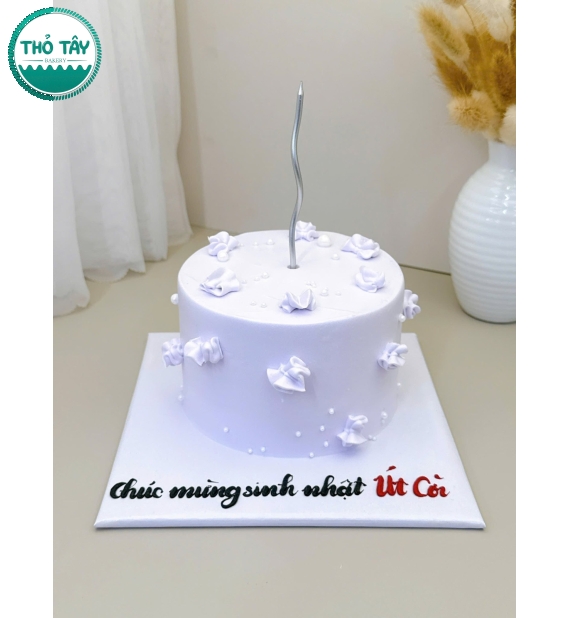 Bánh kem đơn giản mẫu hot 2025-Bánh kem Thỏ Tây