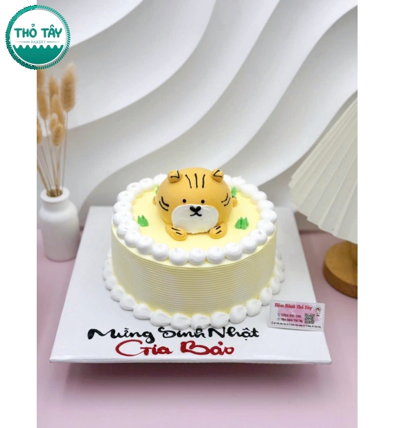 Bánh kem hàn quốc tone cam