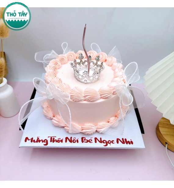 Bánh kem hàn quốc tone hồng