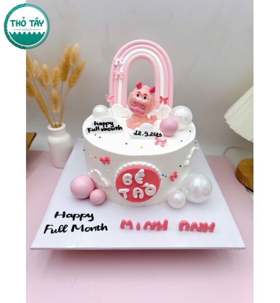 Bánh kem thôi nôi dành cho bé gái-bánh kem ngon cần thơ