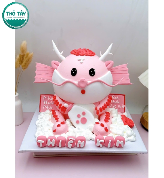 Bánh Kem thôi dành cho bé gái tuổi rồng tone hồng