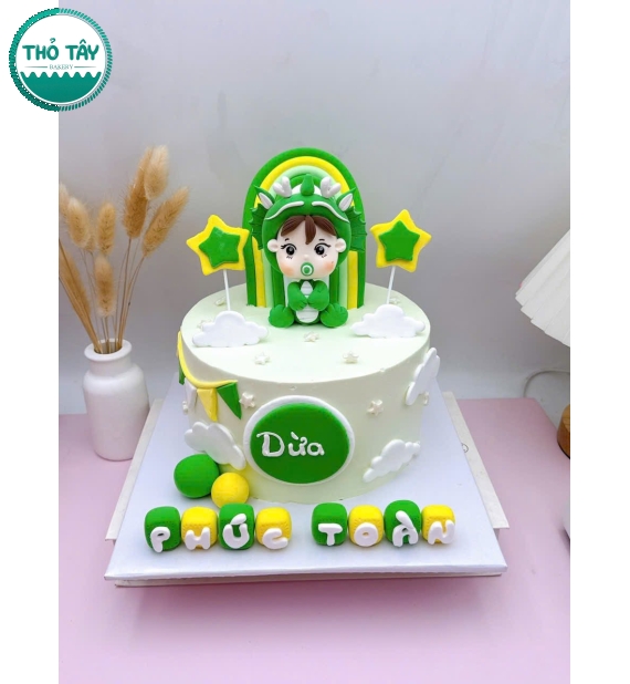 Bánh Kem thôi nôi dành cho bé trai tuổi rồng