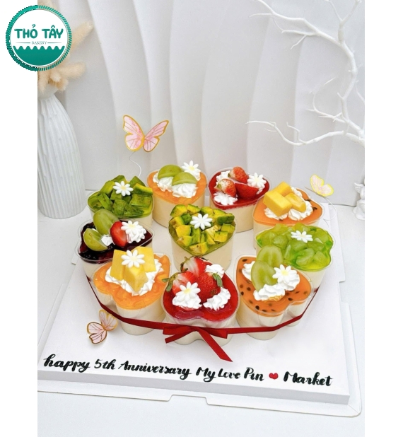 sét bánh panna cotta 10 ly
