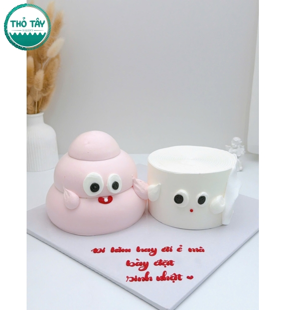 Bánh kem hàn quốc nhây bựa dành cho cặp đôi yêu nhau