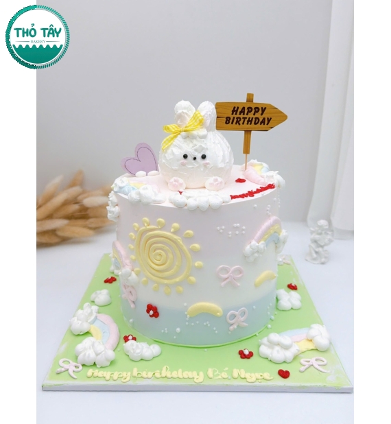 Bánh style hàn quốc tặng bé gái