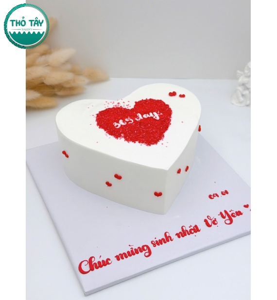 Bánh Kem trái tim dành tặng vợ yêu