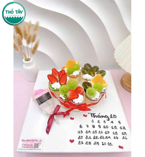 Sét bánh panna cotta -Cửa hàng bánh kem ngon cần thơ