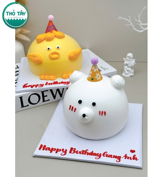 Bánh kem tạo hình dễ thương-cửa hàng bánh kem thỏ tây