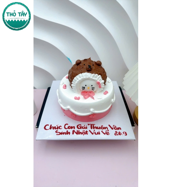 Bánh kem dành cho sinh nhật bé gái-tiệm bánh kem ô môn 