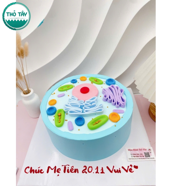 Bánh Kem dành cho mẹ yêu tone xanh