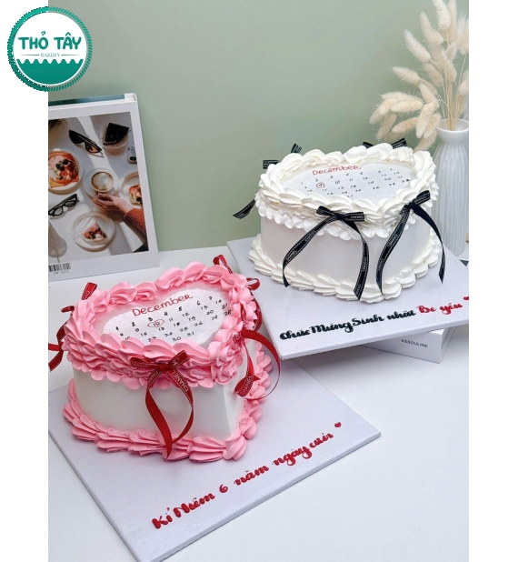 Bánh Kem trái tim dành cho nữ-tiệm bánh cần thơ ô môn