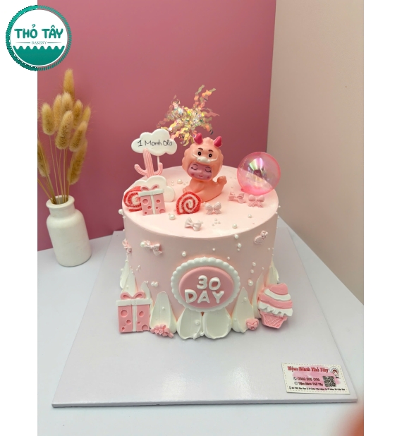 Bánh thôi nôi dành cho bé gái-cửa hàng bánh kem ngon cần thơ