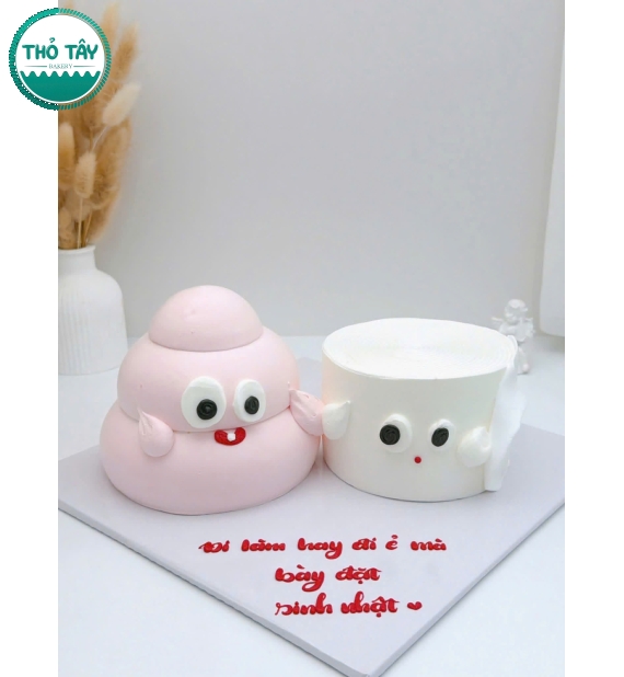 Bánh kem style Hàn nhây dành cho đôi bạn thân