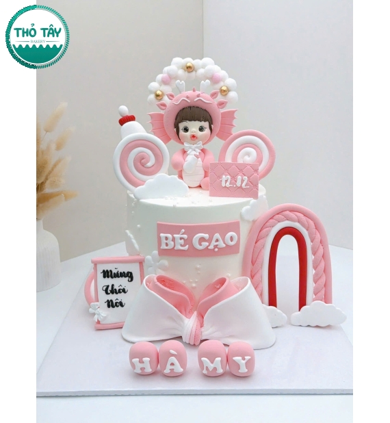 Bánh thôi nôi tạo hình 3d con rồng tuổi 