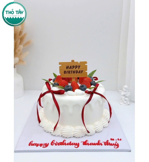 Bánh Kem trái cây mix vị chúc mừng sinh nhật