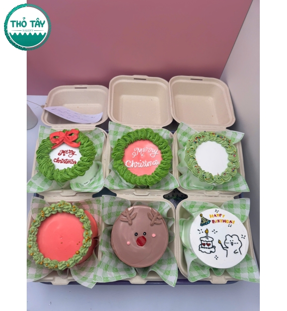Bánh bento mừng giáng sinh tại cần thơ