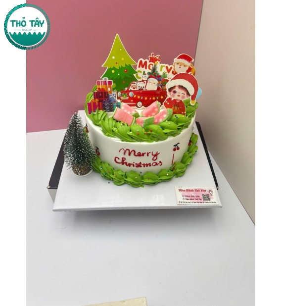 Bánh giáng sinh mừng ăn tiệc gia đình