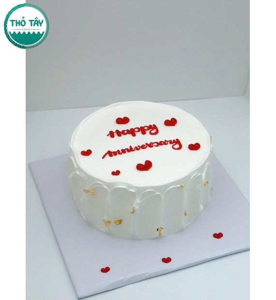 Bánh kem hàn quốc đơn giản mừng ngày kỉ niệm