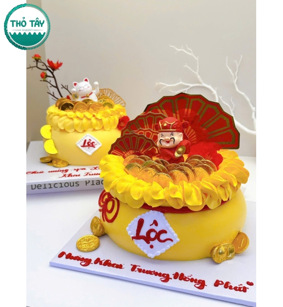 Bánh Kem chúc mừng chữ lộc 2026