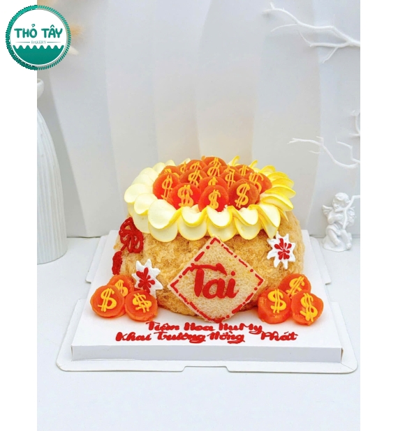 Bánh Kem khai trương kết hợp giữa bông lan trứng muối