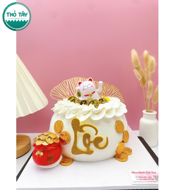 Bánh Kem chữ Lộc đón năm mới 2026